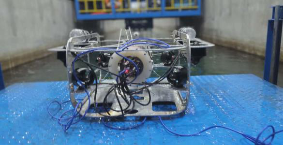 Dubojan, the compact underwater vehicle developed by Team Black Pearl